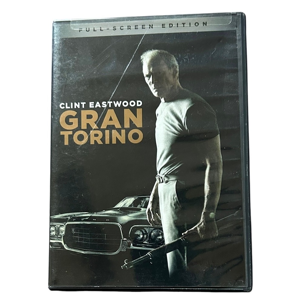 Gran‎ Torino DVD Clint Eastwood Full Screen Drama Movie Tested Works